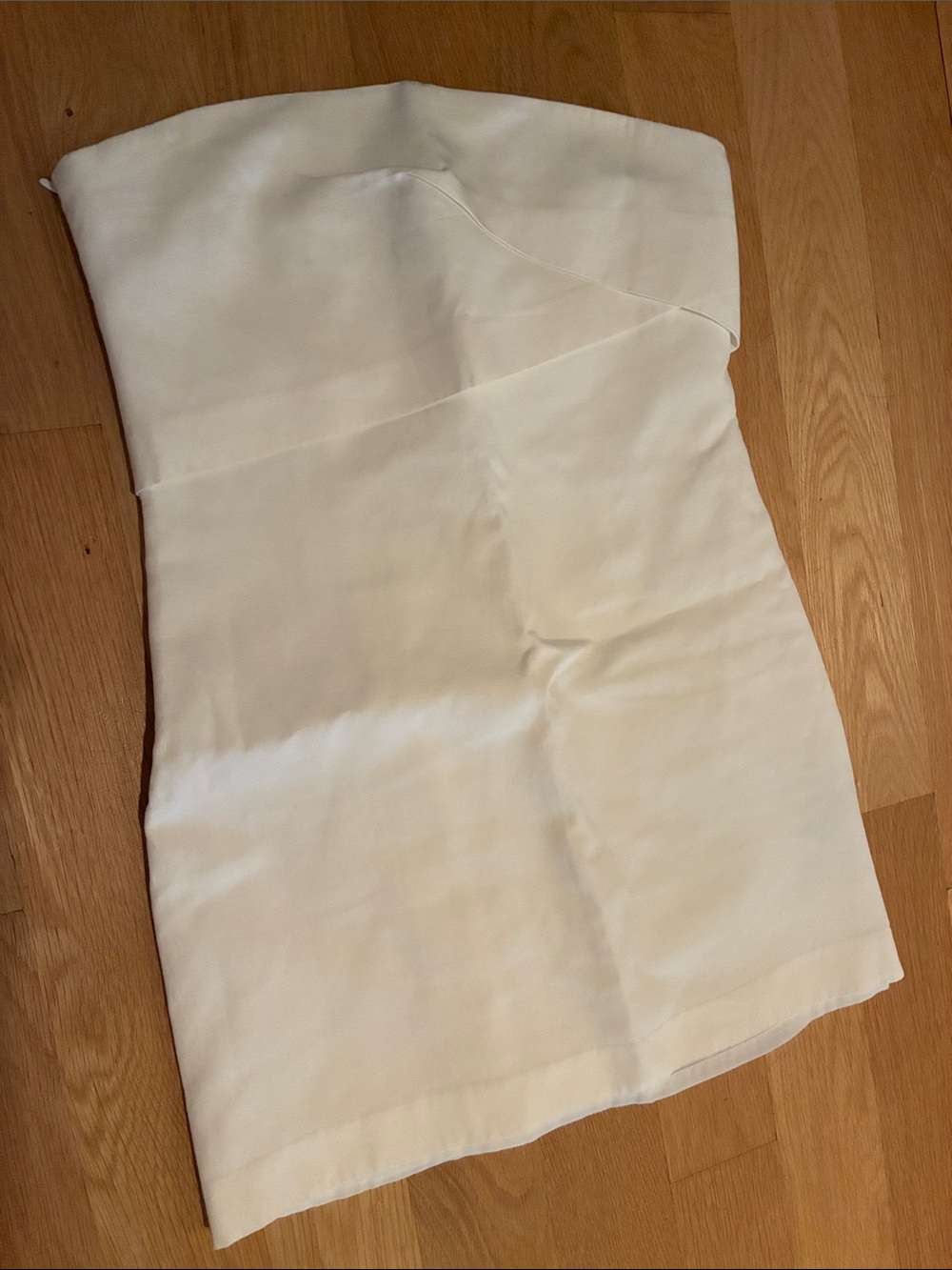 Zara Strapless Ivory Mini Dress